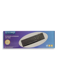 Gigamax Multimedia Keyboard For Computer (GM-5000, Black) - Usb Cable  - Image 2