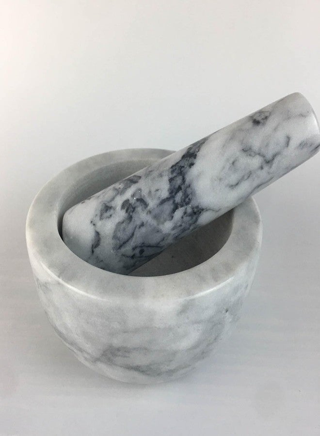 Yepmlrt Marble Replacement Pestle only， 5.3 in (Only Pestle [Mortar is not Included]), Granite Pestle Replacement Light Gray White - Image 5