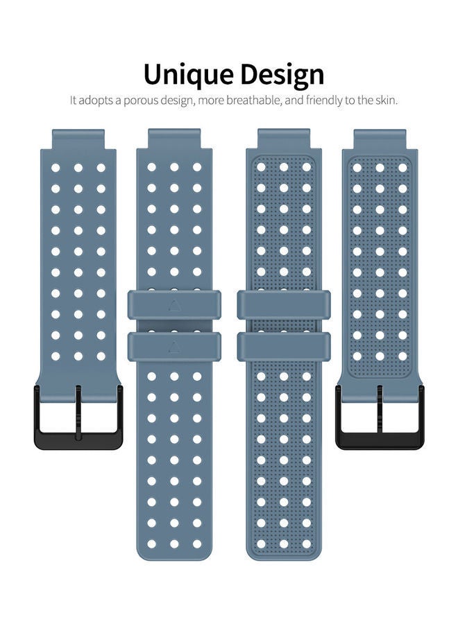 NIBEMINENT Porous Silicone Watch Strap Screwdriver Orange - Image 3