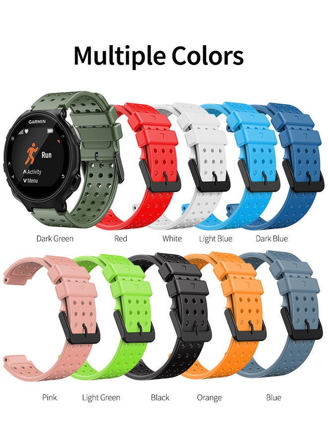 NIBEMINENT Porous Silicone Watch Strap Screwdriver Orange - Image 4