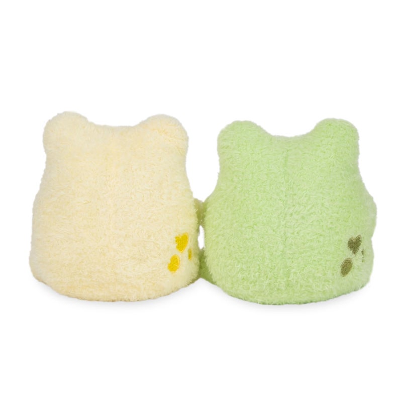 Cuddle Barn PlushGoals - Edawawa Kawaii Cute Soft Green Edamame Frog Plush Toy, 13 inches - Image 5