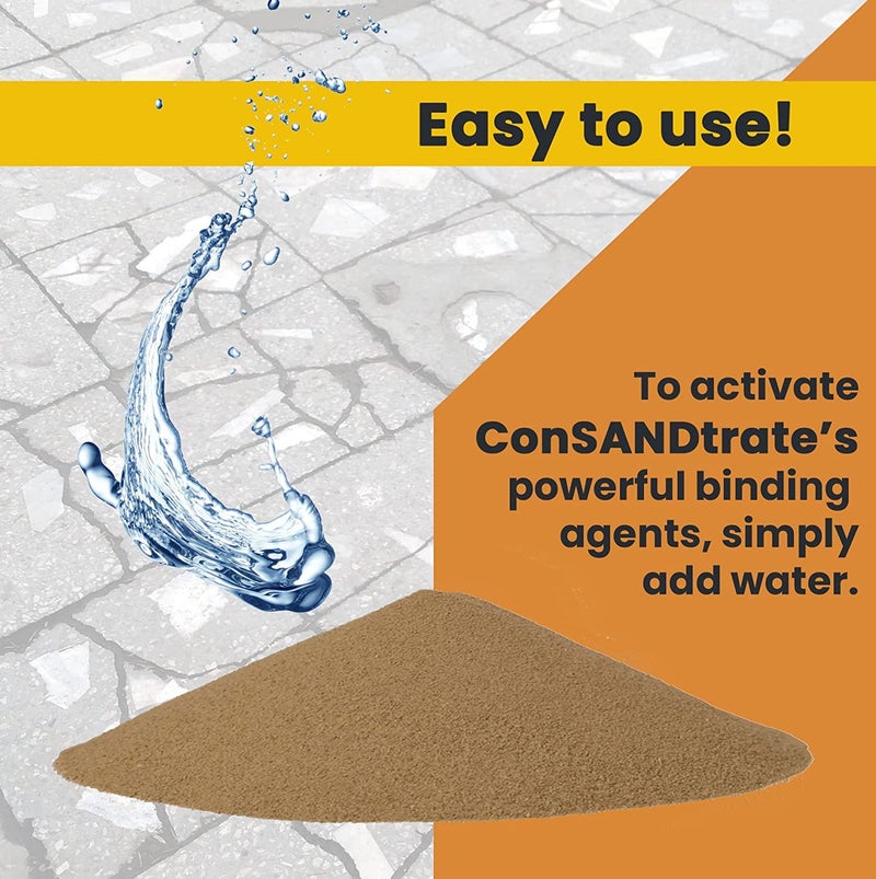 ConSANDtrate Concrete Crack Filler - Gray - 3 lb. (Single Bottle) for Filling in Concrete Cracks on driveways, walkways and patios. - Image 3