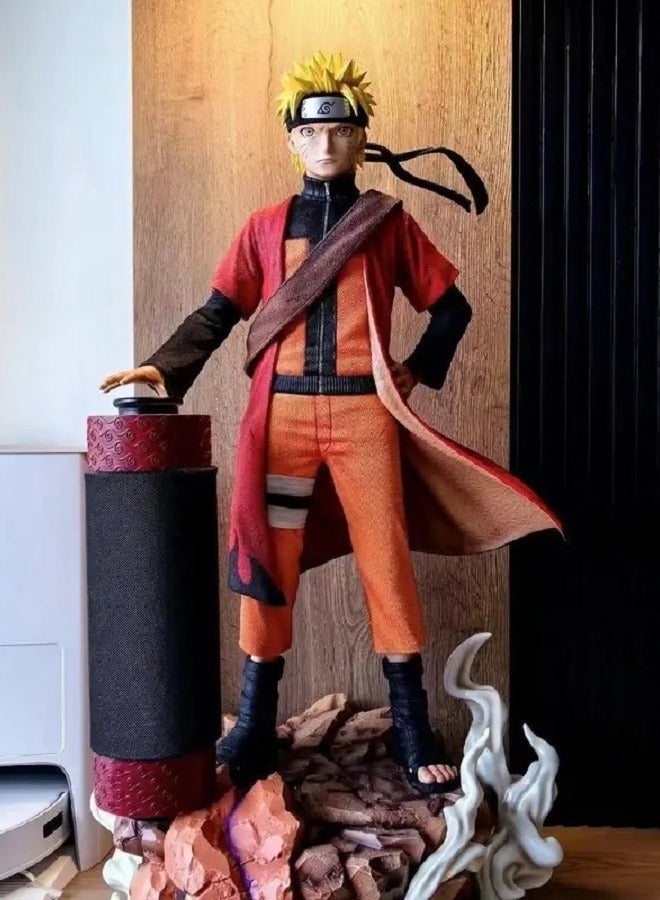 Anime Hero Large Figure , Premium PVC Collectible, Classic Pose Desktop Display, Birthday Gift For Boys And Girls 42cm  - Image 1