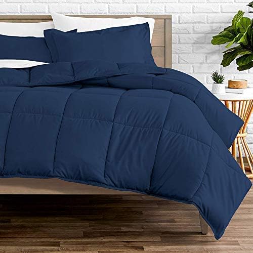 Rajasthan Crafts Soft Microfibre Comforter Blanket Lightweight Reversible Quilt Duvet All Weather, 200 GSM Single Bed, Blue Color, 350 TC - Image 2