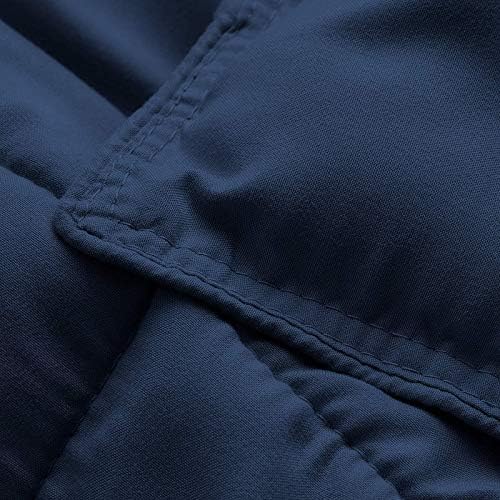 Rajasthan Crafts Soft Microfibre Comforter Blanket Lightweight Reversible Quilt Duvet All Weather, 200 GSM Single Bed, Blue Color, 350 TC - Image 4