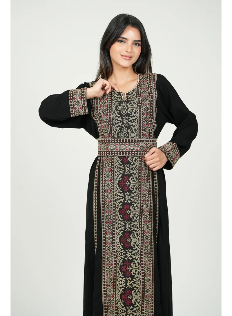 AL BENT AL SHARQIEH women embroidered jalabiya dress
