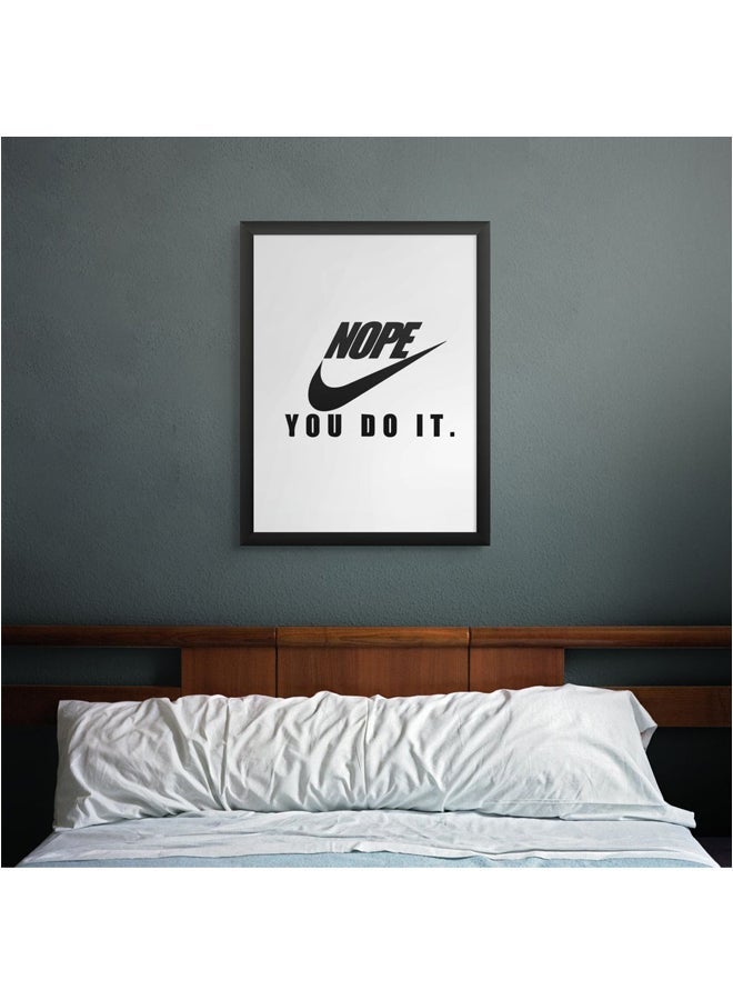 Art Decor Bold Motivational Typography Art Print – Framed Minimalist Wall Art for Bedroom, Office, or Gift - Image 3