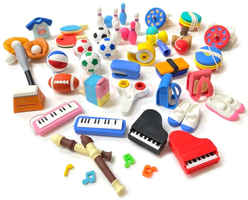 Iwako Pencil Eraser Gift for Kids Christmas Back to School Gift Made in Japan School Mix 20pcs Multi Color - Image 2