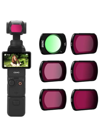 Pocket 3 ND Filters Set, 6 Pack - CPL ND4 ND8 ND16 ND32 ND64 Lens Filter for DJI Osmo Pocket 3 Creator Combo Camera Accessories - pzsku/Z44B5E9CADB1E7BFE854AZ/45/_/1713510151/282db585-d919-4f8d-82ad-5721c70ed1a3