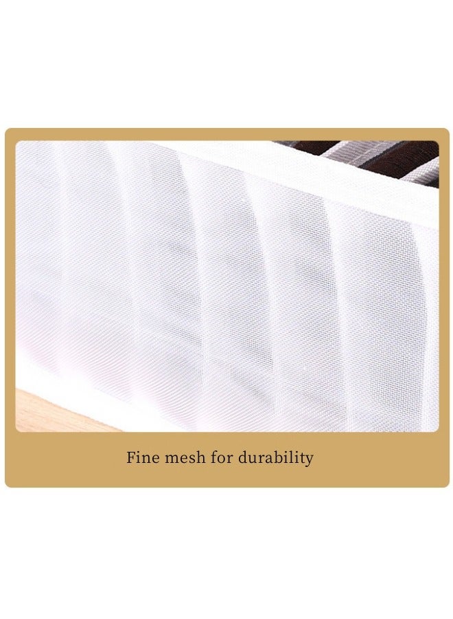 Wardrobe Clothes Organizer Mesh Jeans Compartment Storage Box Washable Save Space Closet Drawer Organizer Foldable Drawer Dividers for Leggings Jeans T Shirts, Skirts  - Image 5