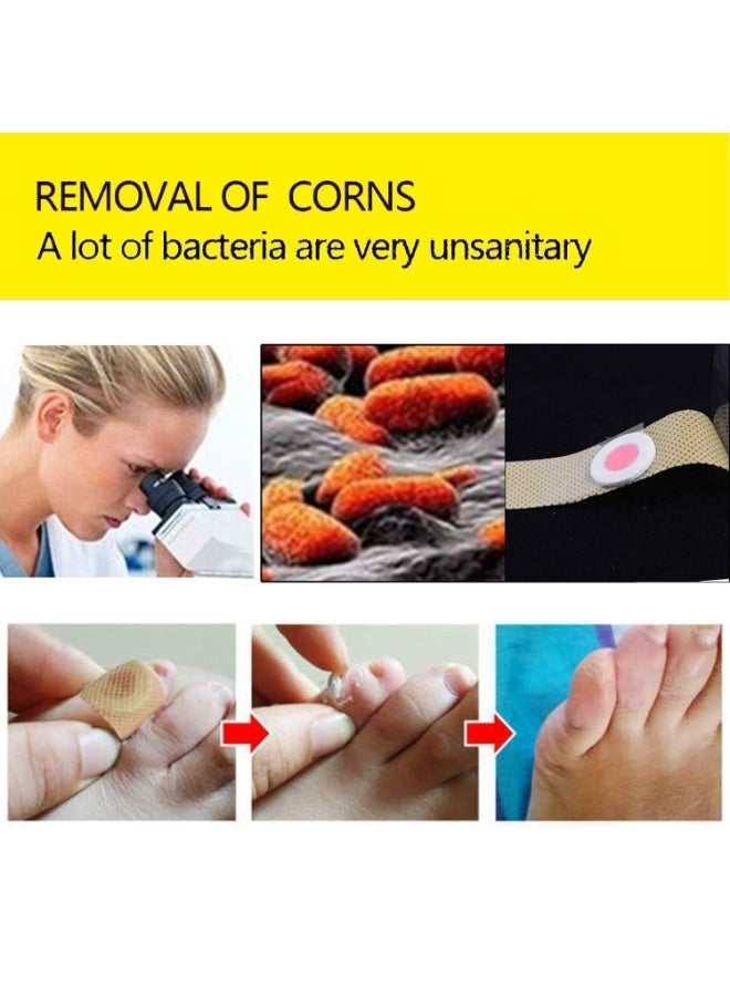 ShineZone 40 Pcs Foot Corn Removal Plaster, Corn Callus Treatment for Feet, Foot Care Cushions fir Relief Pain From Calluses Corns Blisters - Image 2