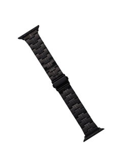 Replacement Strap For Apple Watch Series 5 44mm Stainless Steel Watch Band Black