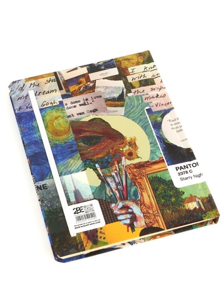 Borg El Arab Van Gogh Printed A5 Notebook - Image 2
