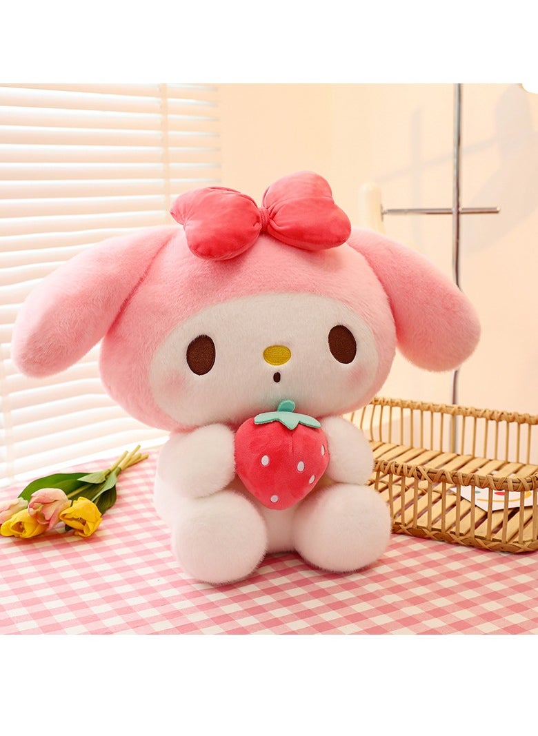 MOMOSO 1 Pcs My Melody Plush Toy Cute Anime Stuffed Doll Soft Huggable Kawaii Plushie For Girls Kids Home Decor And Gift Idea For Birthdays Holidays  - Image 2