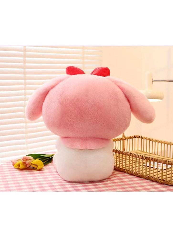 MOMOSO 1 Pcs My Melody Plush Toy Cute Anime Stuffed Doll Soft Huggable Kawaii Plushie For Girls Kids Home Decor And Gift Idea For Birthdays Holidays  - Image 4