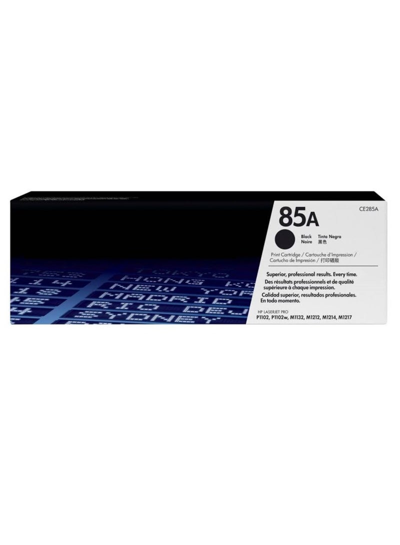 خرطوشة حبر لطابعة ليزر 85A (CE285A) متوافقة مع اتش بي ليزر جيت برو: P1102/P1102W/P1100/M1212NF  - Image 1