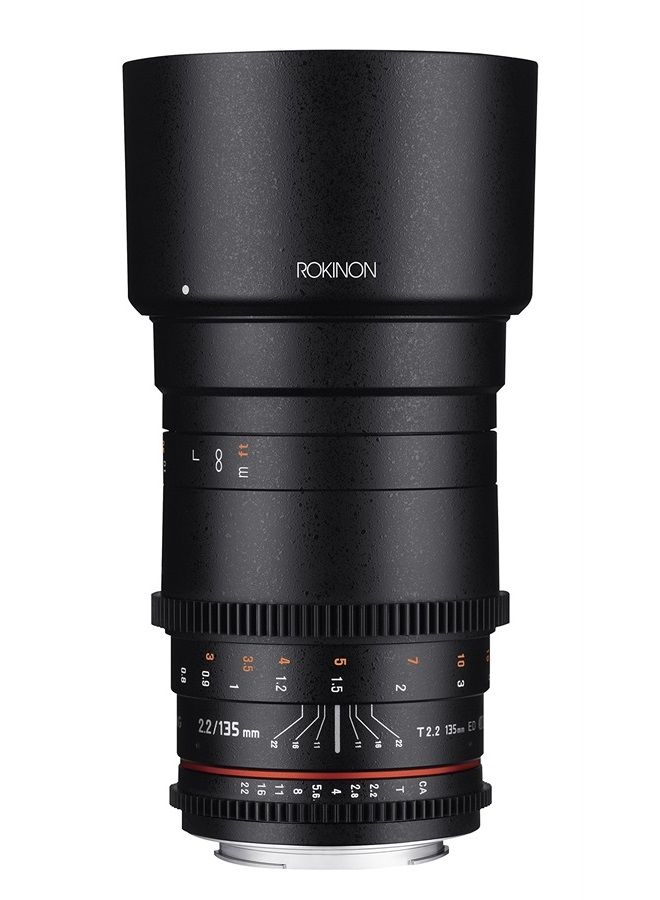 Rokinon Cine DS 135mm T2.2 ED UMC Telephoto Cine Lens for Canon EF Digital SLR Cameras  - Image 1