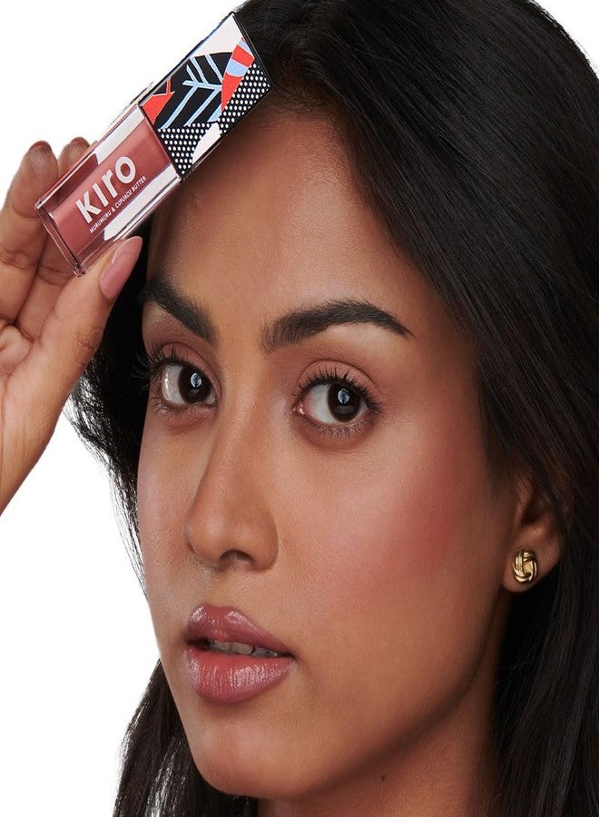 Kiro Glossfinity Crème Gloss - Blushing Apricot, 5ml | High-Shine Nude Lip Gloss | Hydrating, Non-Sticky Formula | Enriched with Murumuru & Cupuacu Butters | 8 Shades for Every Indian Skin Tone - Image 3