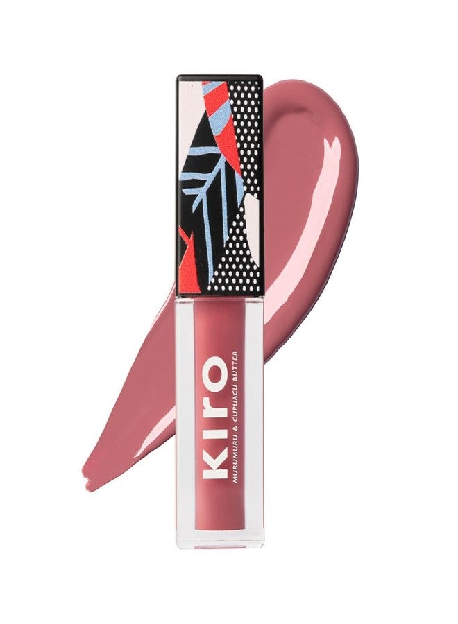 Kiro Glossfinity Crème Gloss - Blushing Apricot, 5ml | High-Shine Nude Lip Gloss | Hydrating, Non-Sticky Formula | Enriched with Murumuru & Cupuacu Butters | 8 Shades for Every Indian Skin Tone - Image 1