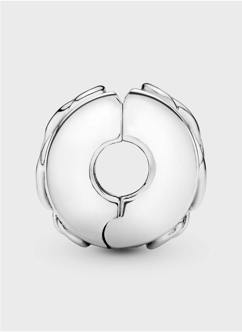 باندورا حلية مشبك مزينة بقلوب متشابكة - Image 3