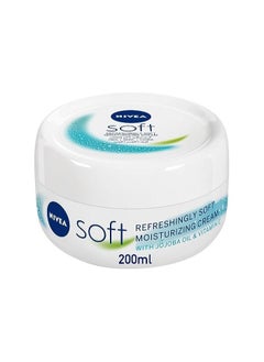 NIVEA Moisturising Cream, Soft Refreshing, Jar 200ml