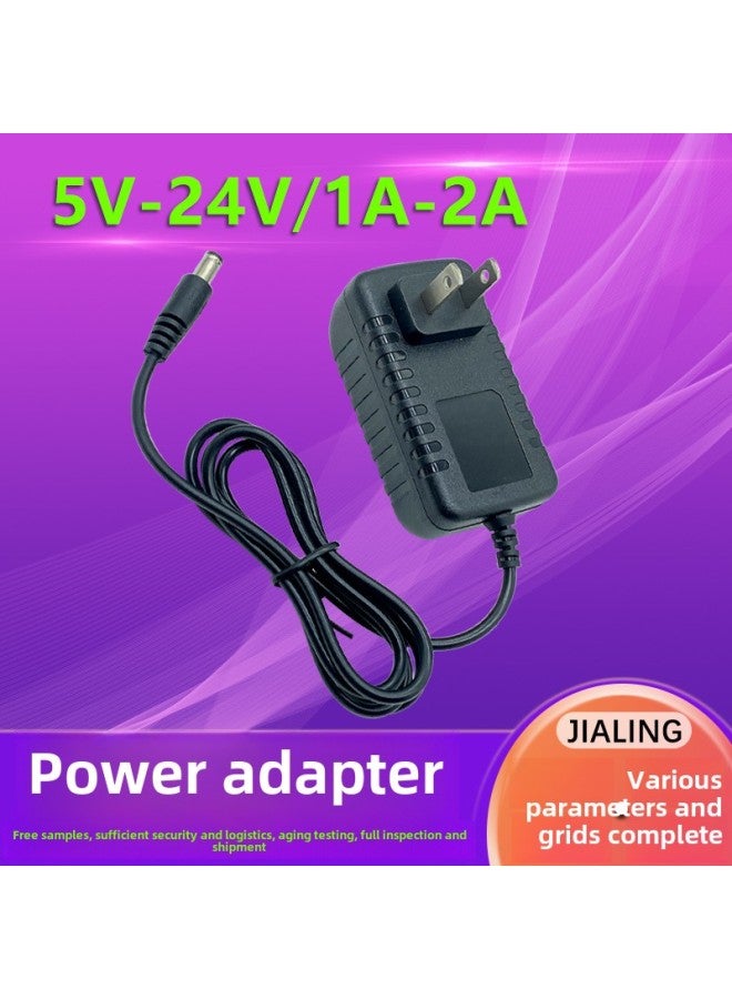 Loquat 12V1A Power Adapter-sweeping Machine Massage Makeup Mirror Monitoring Lamp With Power Supply-Color:Black-Specifications:12V1A - Image 2