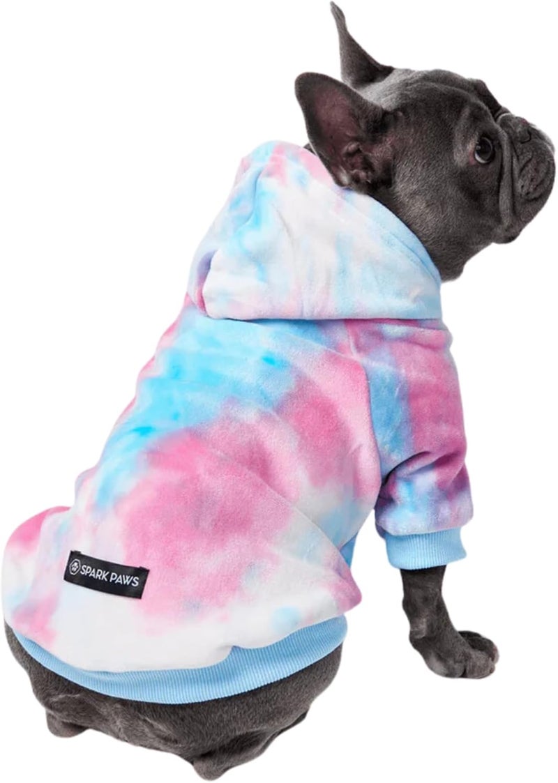 Spark Paws Dog Hoodie – Premium Dog Sweater for Small, Medium, and Large Dogs | Warm Outfits for French Bulldogs, Pitbull, Puppy, Winter Jacket Alternative - Snow Cone - XL - Image 1
