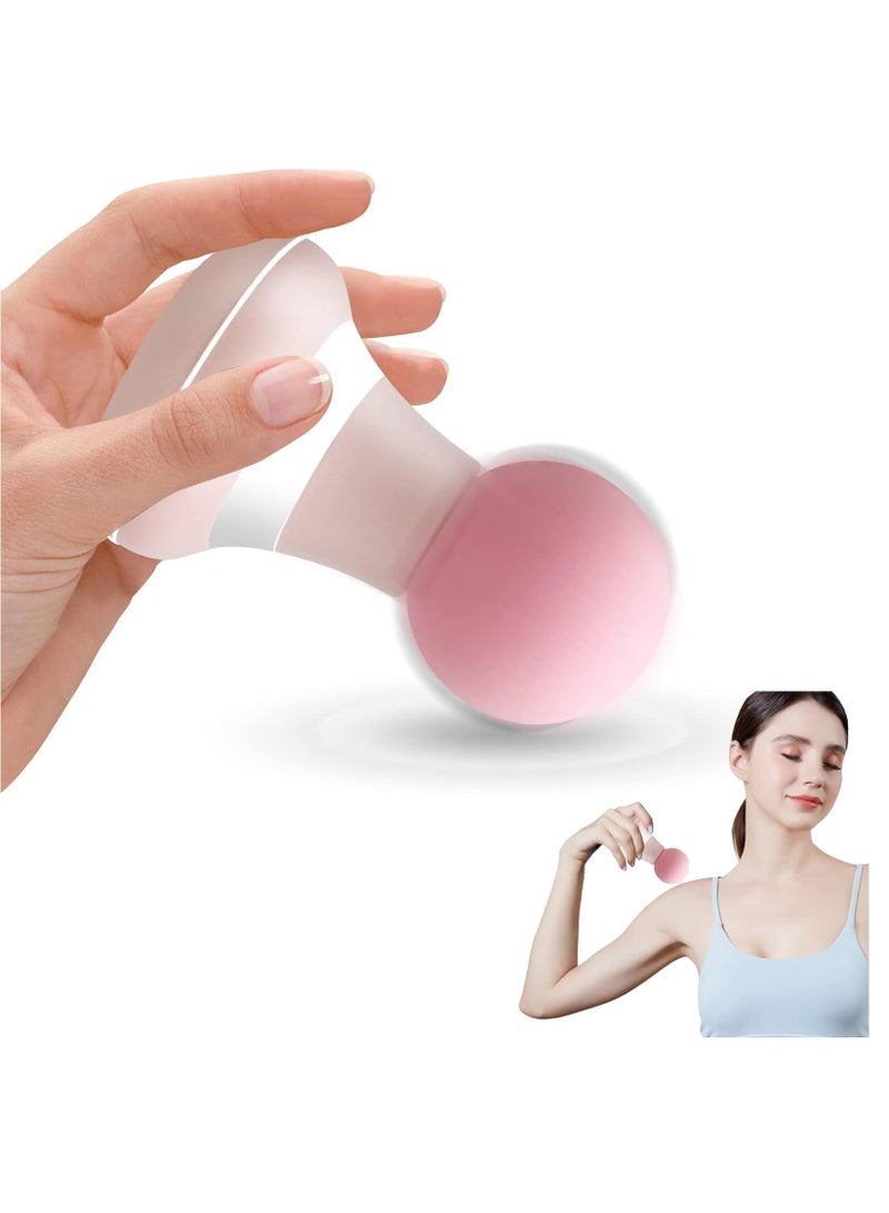 BONITO Mini Electric Massager Wand, Cordless Handheld and Portable,Suitable for Men  Women Shoulder, Neck and Back Massage (Pink)  - Image 2