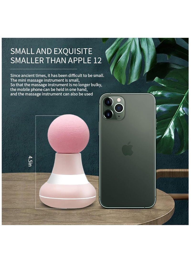 BONITO Mini Electric Massager Wand, Cordless Handheld and Portable,Suitable for Men  Women Shoulder, Neck and Back Massage (Pink)  - Image 4