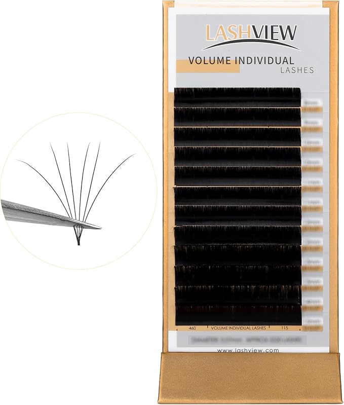 LASHVIEW Self Adhesive Lash Clusters EyelashesPresson Lashes 1016mm Individual Lash Extension Kit with Lash TweezersNo Glue Needed Natural Self Adhesive DIY Eyelash Extension Kit 56PC - Image 1