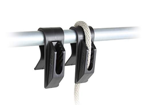Folbe Folbe F045  Quick Tender  Boat Fender Hanger Adjuster Clip Sold in Pairs  Fits 1 14 32 mm Rails  Black 