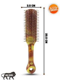 Ankita Printed Hair Brush With Nylon Bristle Allpurpose Colors May Vary (A1 Tiger) By Chhavi Creation  - Image 3