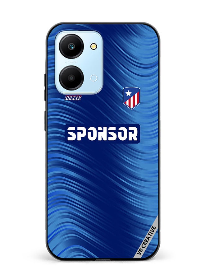 VR CREATIVE Protective Case Cover For Honor Play7T Soccer Jersey Design  Multicolour - Image 1