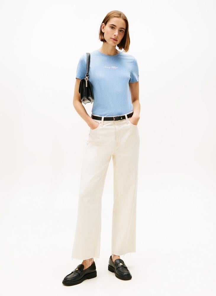 تومي هيلفيغر تيشيرت بياقة دائرية برسومات - Image 4