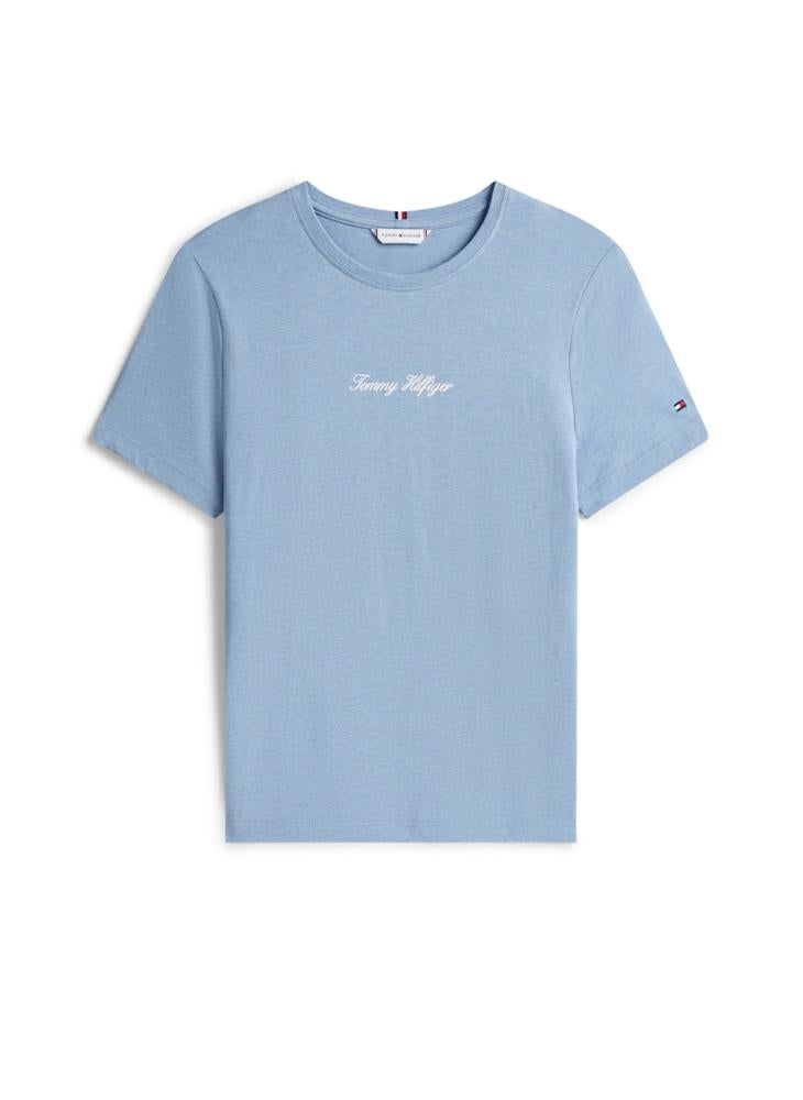 تومي هيلفيغر تيشيرت بياقة دائرية برسومات - Image 5