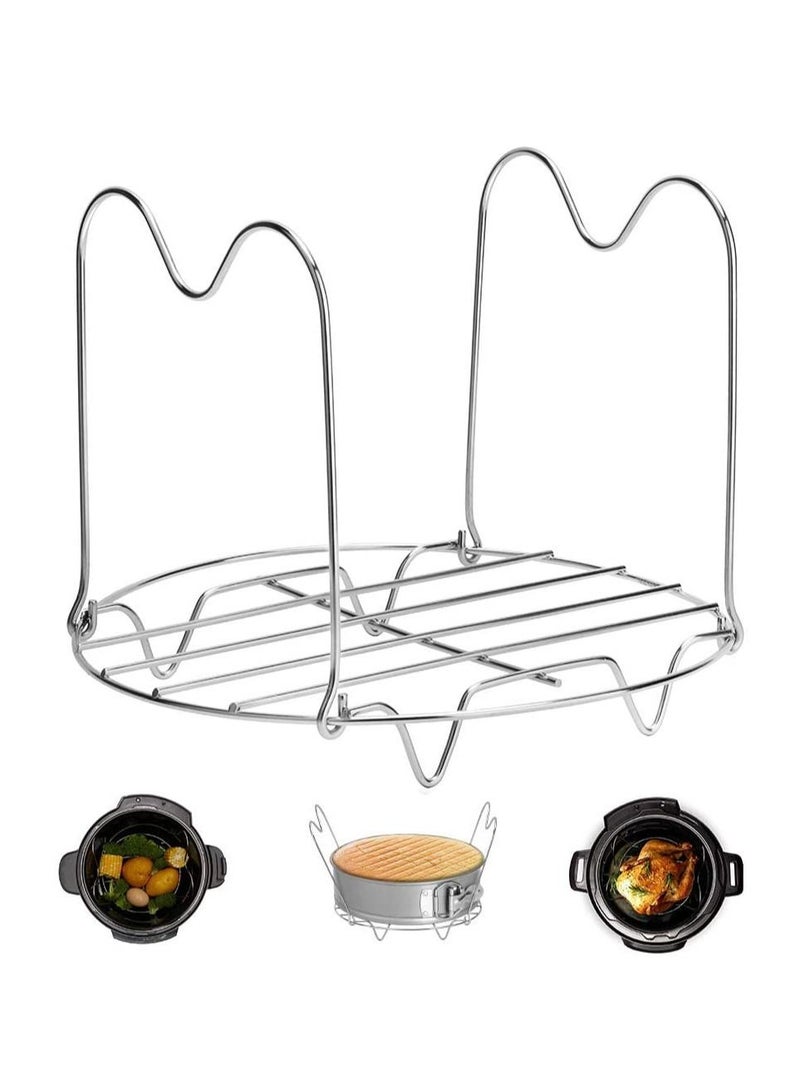For Instant Pot 3 Qt Cooker Steamer Rack Trivet with Handles for Pot, Alamic Electric Pressure Cookers  - Image 1