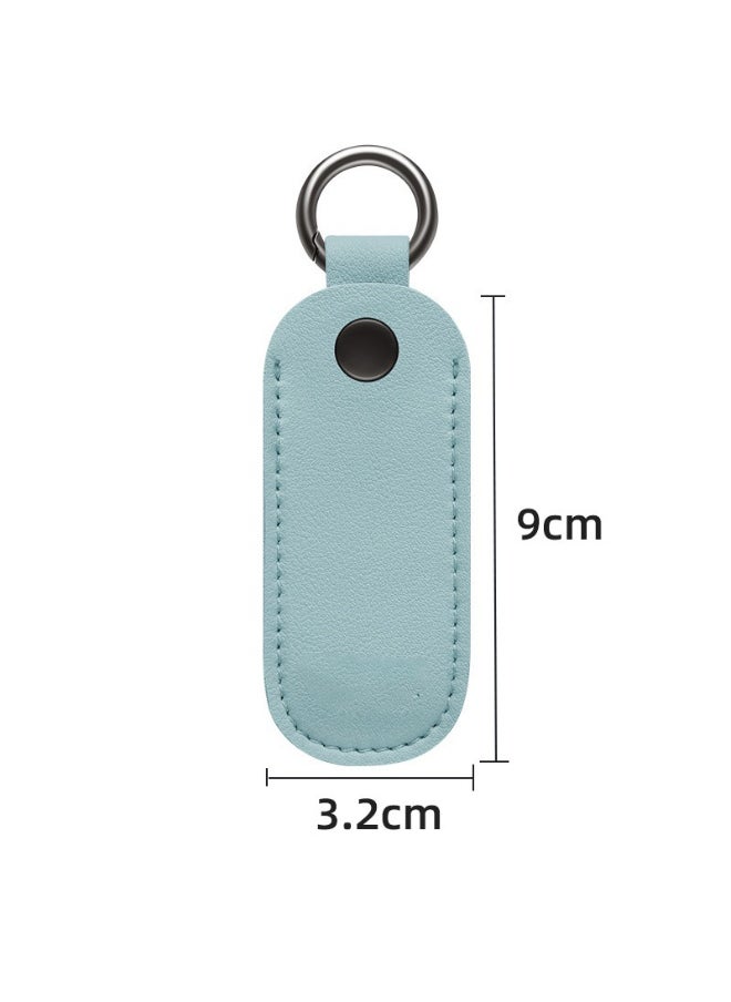 Generic Flash Drive Case Leather U Disk Pouch Key Ring Holder USB Flash Drive Storage Bag Pen Drive Protective Cover Memory Stick Case  - Image 4