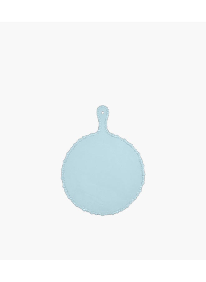 Baci milano Joke Table And Kitchen Cutting Board /Large- Aqua 