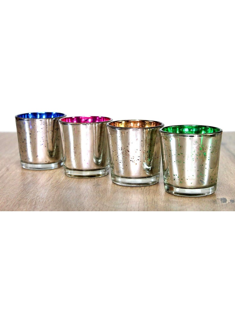 ESPLANADE eSplanade Tealight HoldersTealight Candles Holders Christmas Festival Lights Smaller  Set of 4  - Image 5