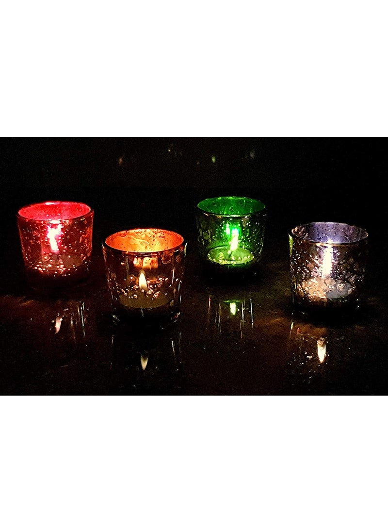 ESPLANADE eSplanade Tealight HoldersTealight Candles Holders Christmas Festival Lights Smaller  Set of 4  - Image 2