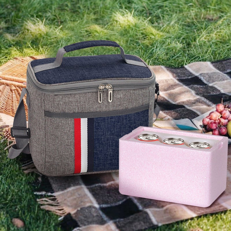 Insulated Food Bag 15L Large Capacity Oxford Water-Resistant Bag - Wide Opening Cooler Bag for Picnic Outdoor Sports Office - Image 3