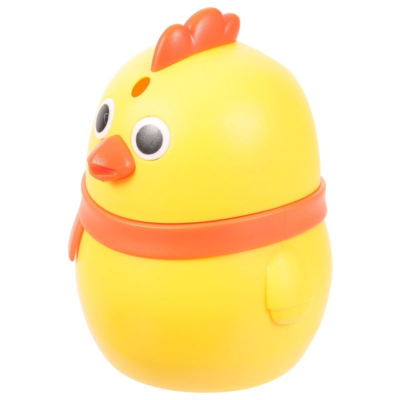 Yellow Cartoon Chick Press Type Toothpick Holder Plastic Storage Case for Home Kitchen Dining - Image 2