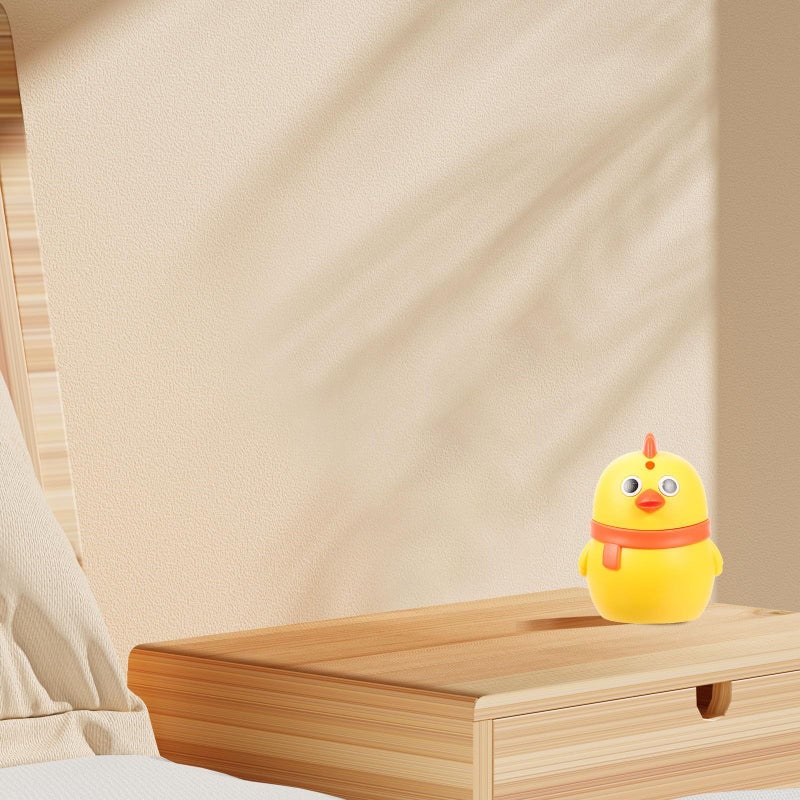 Yellow Cartoon Chick Press Type Toothpick Holder Plastic Storage Case for Home Kitchen Dining - Image 4
