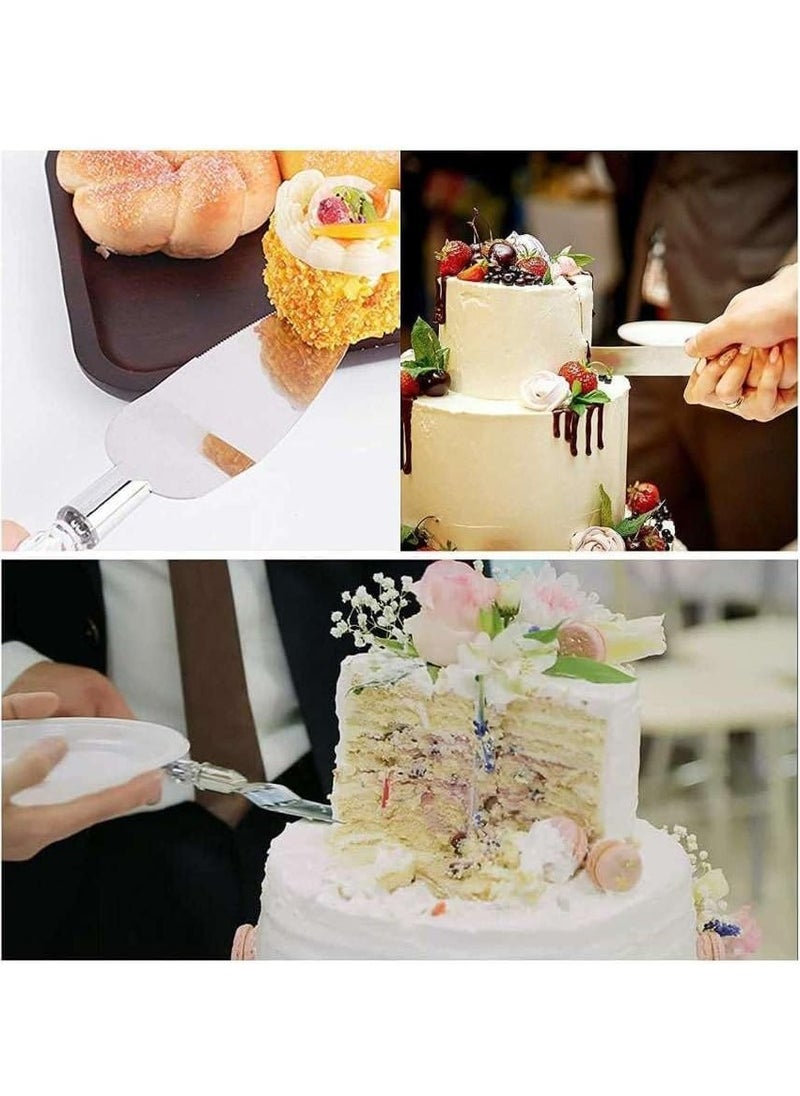 Crystal Gateau Knife and Serving Knife is used to cut and serve cakes and gateau pieces in an elegant and easy-to-use way.