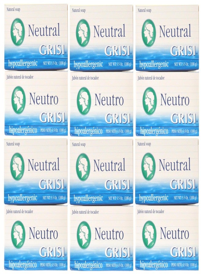 TOPNaturePlus 30 SOAP BARS HYPOALLERGENIC CLEAN NO CHEMICAL, COLOR, AROMA GRISI NEUTRAL SOAP BAR - Image 1