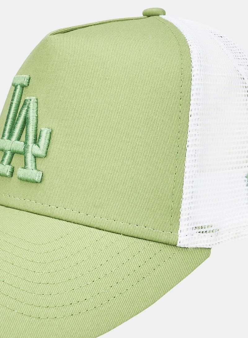 NEW ERA Men's MLB Los Angeles Dodgers League Essential Trucker Cap