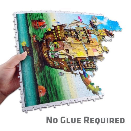 Pintoo Jigsaw Puzzles 4000 Piece for Adults Strasbourg Petite France Beautiful Plastic Puzzle for Home Decor Zero Dust Easy Storage H1755 - Image 5