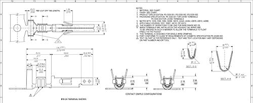 Molex Female Micro-Fit 3.0 ™ Crimp Terminals Pins Wire Diameter: 20-24 AWG, 1.85 mm (Pack of 50) - Image 2