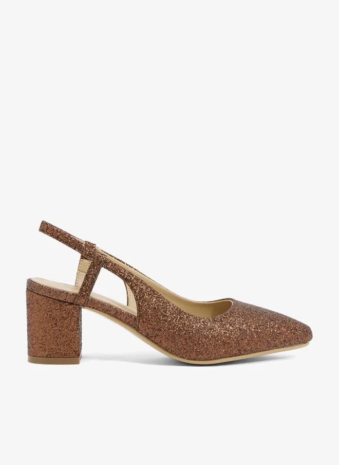 Ella Limited Edition Chunky mid heel, slingback