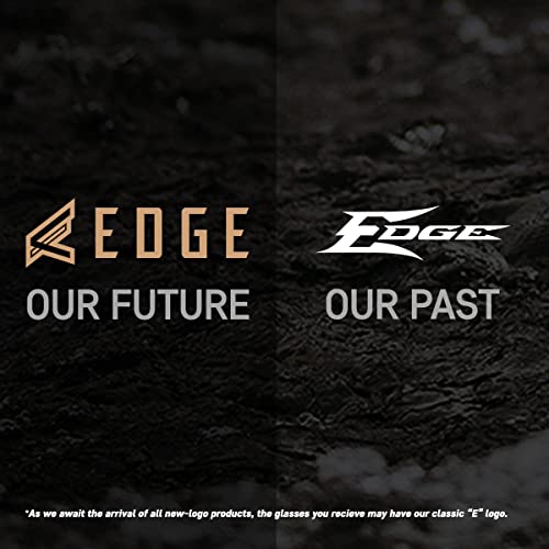 Edge SK-XL117 Kazbek XL Wrap-Around Safety Glasses, Anti-Scratch, Non-Slip, UV 400, Military Grade, ANSI/ISEA & MCEPS Compliant, XL Wide Fit, Black Frame/Silver Mirror Lens - Image 4